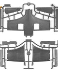 XA2D Skyshark 1 To 48 Scale Advanced Model Kit wing and fuselage plastic parts on sprue.