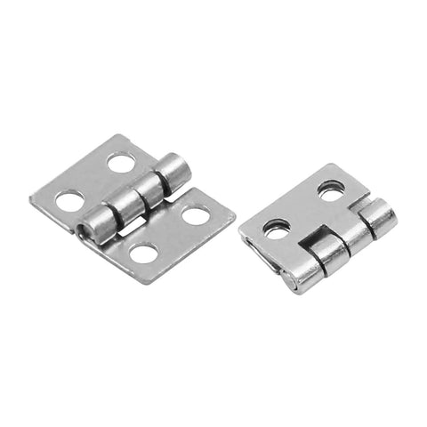 Dope Mini Pure Copper Hinges Set 30 Pieces White Decorative Butt Hinges for Jewelry Boxes and Cabinets, rust resistant, close-up view.
