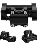 Adjustable Double Stem For Bikes CNC Aluminum Alloy Shockproof And Lightweight Multi Angle 53 To 71mm Range Anti Loosen Design For Solid Rides