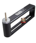 Go-To Adjustable Hole Cutter 2 To 12 Inch for metal cuts, showing inch and centimeter scales, 24 gauge steel, 26 gauge stainless