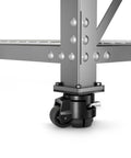Heavy Duty Leveling Casters With Upgraded Ratchet Handle For Uneven Floors Adjustable Retractable Swivel Casters Set Of 4 For Workbenches