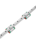 High Precision Linear Rail Guide 250mm Long 12mm Wide For Automatic Equipment 4 Point Load Bearing Slide Blocks With Lubrication System