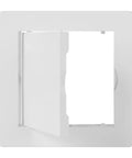 White Abs Plastic Access Panel For Drywall And Ceiling With Hinged Door Rustproof Wall Hole Cover Plate For Plumbing And Electrical Utility No Sweat Install Rock Solid Build Fits Four By Four Cutout Perfect Straight Up Reliable Works Like A Charm Daily
