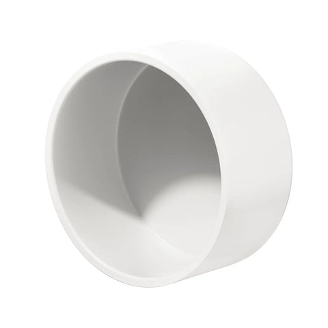 8 Inch Schedule 40 PVC End Cap Fitting 1 Pack Slip Socket Cap for Unthreaded Pipe Closure in Irrigation Pool Spa and Cold Water Lines White