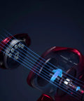 Magnetic Brake Wheel Fishing Reel For Outdoor Use With Anti Explosion Line System, showing detailed interior mechanism and light effects