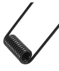 Heavy Duty Stainless Steel Torsion Spring Set For Trash Can Lid Replacement Auto Return Flip Mechanism Upgrade Repair Kit For Home And Industrial Use Sturdy Small Metal Springs, black torsion spring close-up