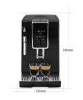 Fully Automatic Espresso Machine With Built In Grinder And 1800Ml Tank cranks out smooth shots, dimensioned design with two espresso servings.