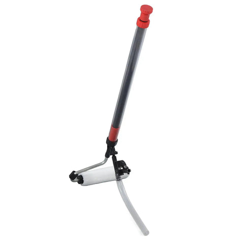 Self Priming Paint Roller With Automatic Suction For Flawless Indoor Wall Coating And Streamlined Application Making Your Paint Day A Total Cinch To Tackle, angled view showcasing roller and suction tube.