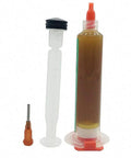 NC-223 Soldering Paste 10cc Flux for BGA PCB SMD, syringe and needle applicator, no-clean formula for precise rework on tight PCB areas