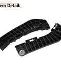 RLB-HILON front bumper bracket pair for Toyota Camry 2007–2011, black plastic, driver and passenger sides