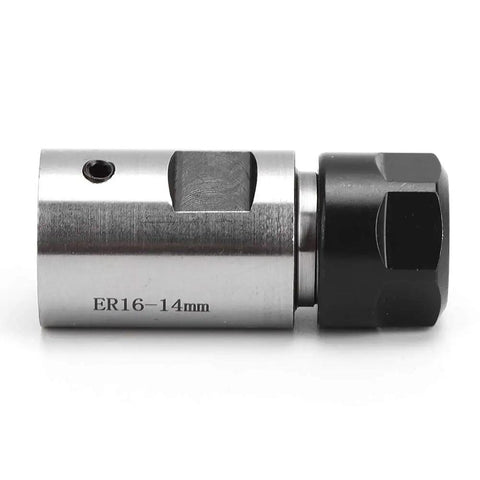 14mm Collet Chuck Tool Holder C20 ER16 for lathes, drilling, milling machines; side view showing ER16-14mm marking