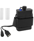 Kickass Slick IPX7 8.4V Rechargeable Battery Pack For Bikes And Cycling Headlamps with USB port and mounting strap.