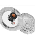 Turn Any Pan Into A Stove Top Air Fryer With The Crisper Lid And Expandable Tray No Sweat Fits 10 To 12 Inch Pots And Pans Works On Stovetop Includes Air Whirl Lid For Easy One Touch Frying.