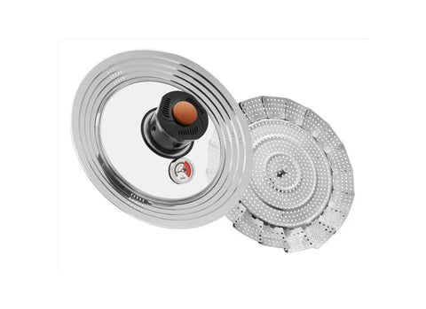 Turn Any Pan Into A Stove Top Air Fryer With The Crisper Lid And Expandable Tray No Sweat Fits 10 To 12 Inch Pots And Pans Works On Stovetop Includes Air Whirl Lid For Easy One Touch Frying.