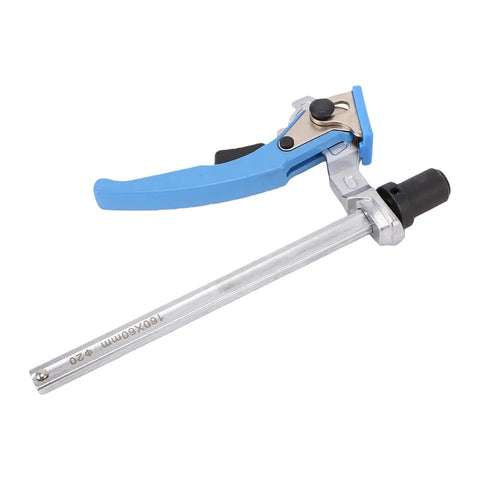 Fast Ratchet Bench Clamps With Protective Pads For Woodworking Three Quarter Inch Bench Dogs In Carbon Steel Sanding Fixtures