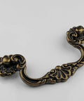 4 Pack 4-Inch Center To Center Vintage Style Bail Drawer Pulls With Drop Swing Handles In Antique Bronze Or Black Finish For Dressers And Cabinets