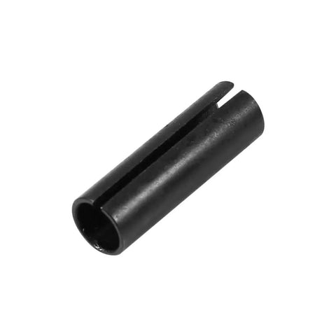 Solid Steel Router Adapter Collet Reducer Sleeve For ER Chuck With High Clamping Force And Good Grip Stability Perfect Fit For 8mm To 6.35mm Precise Grinding Hrc62 Engraving Machine Tool showing a black reducer sleeve.