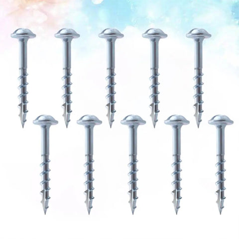 Self Tapping Wood Screws In Carbon Steel Lightweight And Beefy 100 Pack One And One Quarter Inch Half Tooth Coarse Thread