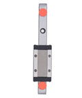 Top view of Miniature Linear Guide Rail With Bearing Steel Carriage Block 100mm Motion Guide For CNC Tools And 3D Printers Boss Grade