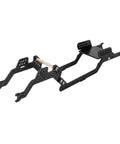 Carbon Fiber LCG Chassis Kit For TRX4M Bronco One Eighteen RC Crawler Upgrade shown in angled view