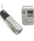 Beefed Up 1.8KW ATC Water Cooled Spindle Kit For CNC Router Milling And Engraving ISO20 Tool Change 24000 RPM 400Hz