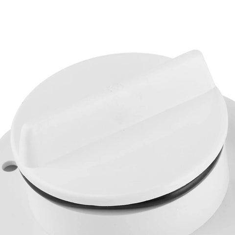 Transom Drain Valve For Boats, Nylon Scupper Drain With Deck Mounted Bung Stopper, Water Tight Boat Drain Valve For Fish Well Ice Chest And Yacht, Easy Install, No Mess, Le