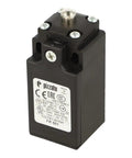 Tough As Nails Black Miniature Limit Switch Featuring Durable Pin Plunger Actuator And One Normally Open Plus One Normally Closed Contact