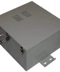 Built Tough Nema 4X Aluminum Electrical Enclosure Box 17 By 17 By 10 Inches weatherproof design with vents and latches.