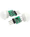 Mini PIR Motion Sensor Module AM312 Infrared Human Detection Low Power Ultra Low Current With Wide Voltage 2.7 To 12V Slick For Smart Home Do It Yourself Projects And Robotic Builds, close-up on white background