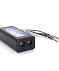 SNI-35 Variable LOC Line Out Converter For Car Audio Install, black rectangular device with wires and connectors visible