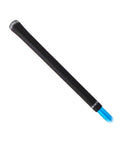 Tour AD UB 6 Graphite Driver Shaft Kit With Adapter Grip Tour Velvet 360 view with black grip and blue tip.