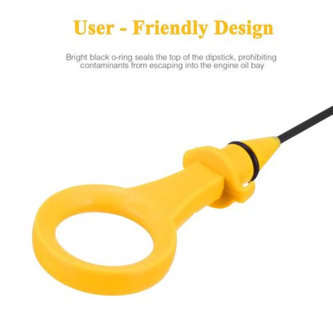 Engine Oil Level Dipstick Indicator For 2008-2013 Audi A3 2.0T yellow handle with O-ring seal
