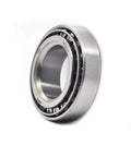 Side view of 25580/25520 Tapered Roller Bearing Cup and Cone Set showcasing metal construction and dimensions.