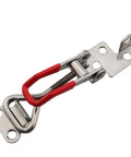 Beefy Four Pack 304 Stainless Steel Quick Clamp Locking Clips Latches Adjustable Buckles with rustproof non-slip handles