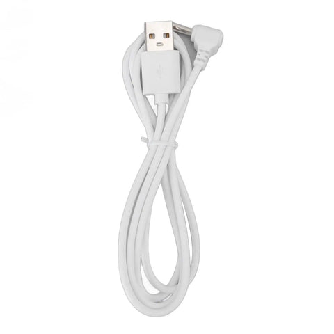 USB cable for powering Keep Your Sips Lit Or Icy Cold Usb Powered Mug Warmer Chiller Pad in white color.
