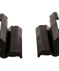 Clamp Cover Set For Double Cable Relief Clamps Fits PRS 2OS 3OS 5 6 7 8 Black Pro Shop Jaw Protector With Two Circlips, black plastic