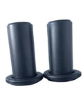 Two Piece Weight Plate Holders For Your Home Gym Storage And Organization, Heavy Duty Metal Plate Rack, Black Finish, Space Saving Design