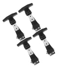 Beefy Rubber Latch Set 4 Pack with stainless steel buckles and spring tension for hood tool box cooler and storage