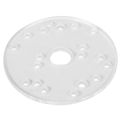 Transparent Acrylic Router Base Plate Kit With Brass Centering Pin For Precision Centering Quick Alignment And Easy Woodworking On Trim Routers