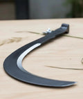 Grass Sickle Cutter Head With Adjustable Handle Clamp And Screw Portable Razor Sharp Curved Blade For Grass Weeds Tree Branches