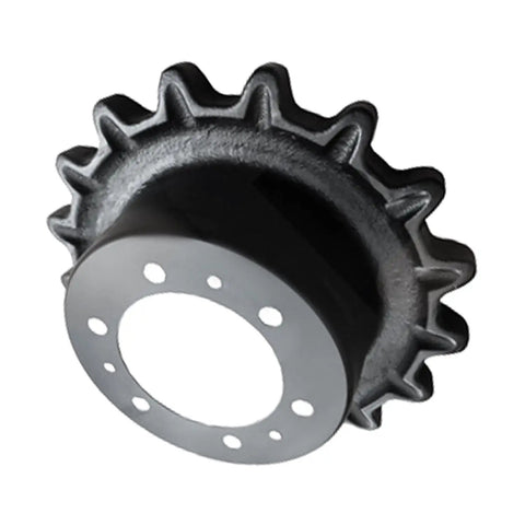 Heavy Duty Drive Sprocket 33120150 For JCB Track Loaders 180T 190T 1110T showing a solid steel design for direct replacement.