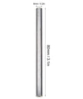 Six Piece Heavy Duty Stainless Steel D Profile Axle Rod Set Built to Last, 80mm Length and 6mm Diameter, 303/304 Grade Ground Shaft