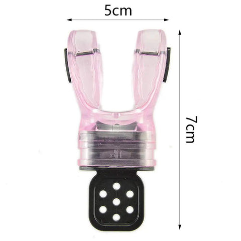 Custom Fit Silicone Scuba Mouthpiece For Adults, Bite Moldable To Cut Jaw Fatigue, Easy To Shape With Hot Water, 5cm x 7cm