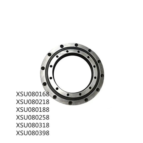 Heavy Duty Precision Cross Roller Bearing For Robotic Arms And Custom Rotary Tables Built Tough With Rock Solid Alignment And Smooth Spin Dynamics For Serious Automation Builds, showing metal construction and circular form.