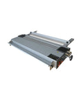 Shop Grade Workhorse Hot Bender Machine For Channel Letters And Acrylic Signage Shapes And Bends Pvc Sheet Up To 700 Mm showing side view with heating rollers.