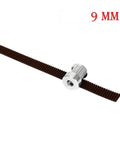 Top Shelf 3D Printer Synchronous Timing Belt GT2 9MM Wide with aluminum pulley for precise movement in 3D printing.