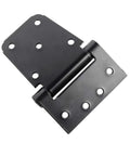 Self Closing Spring Gate Hinge Three And One Half Inch Heavy Duty Automatic T Hinge Steel Black Finish With Screws Two Pack