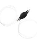 Manual Fuel Transfer Pump With One Way Siphon For Gas And Diesel Easy Hand Pump For Cars And Equipment Backflow Oil Absorber Portable Safe Fuel Transfer No Mess Quick Fill Reliable Hand Siphon Pump, clear hose