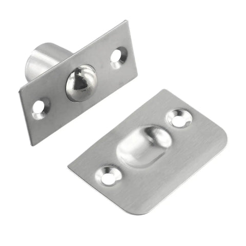 Top Quality Ball Catch For Cabinet Doors With Hidden Invisible Spring Latch Mechanism And Stainless Steel Bead Clamp close-up view