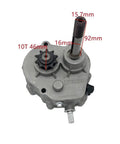 Heavy Duty Reverse Gearbox Transmission For Go Karts With 30 Series Torque Converter, showing dimensions and gear details.
